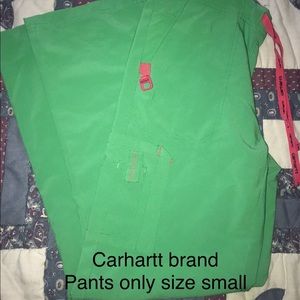 Carhartt scrub pants small